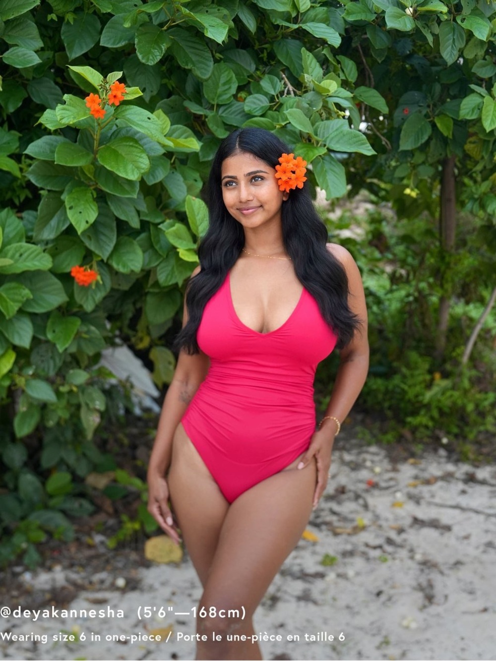 Anne Cole Live In Color V Neck Cross Back One-Piece Swimsuit NWT Ruby Red Swim